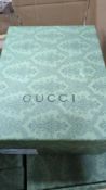 Pallet- Large Storage totes, cooling towels, paper clips, replica gucci shoes, hulk b-day party deco
