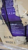 Pallet- party supplies, solar lamp, lap desk, shower heads and more