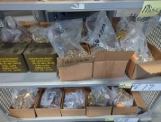 shelf of miscellaneous ammunition