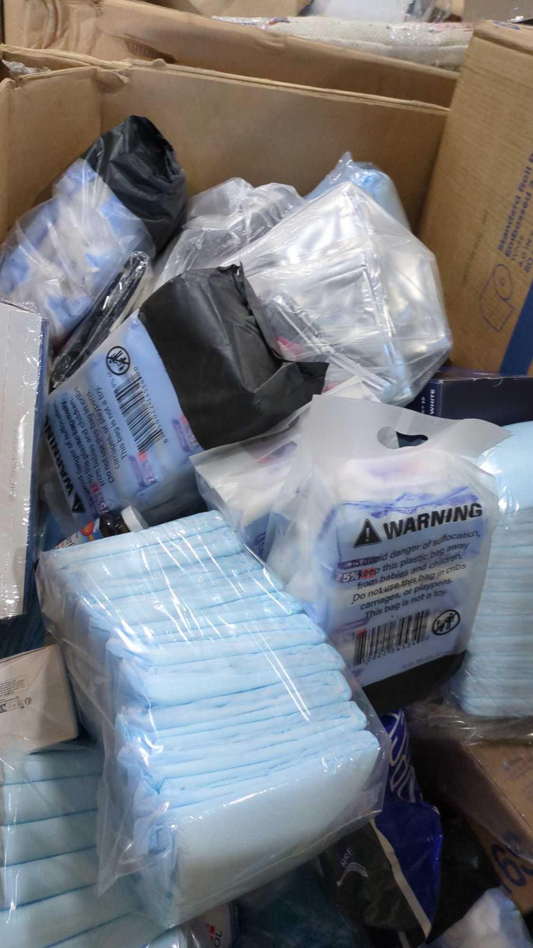 GL- Paper towels, gloves, first aid kit, q tips, collagen, bath tissue, wipes, diesel cologne, and m - Image 3 of 6