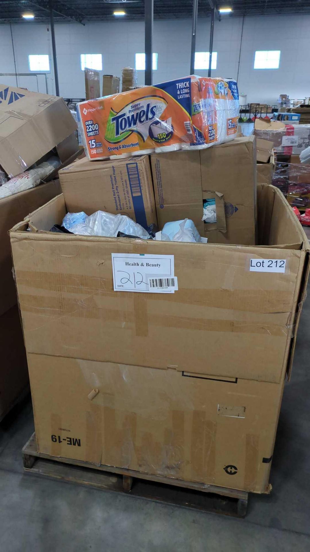 GL- Paper towels, gloves, first aid kit, q tips, collagen, bath tissue, wipes, diesel cologne, and m - Image 2 of 6