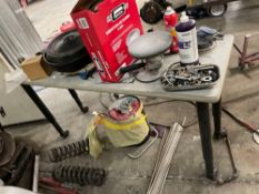 4 plastic tables on wheels