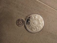 2022 10 Oz Queens Beasts COMPLETER coin with 2 oz completer coin set