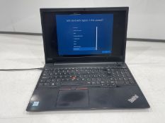 Lenovo Think Pad E580 i5 8th Gen 8GB Ram 256 GB SSD & Charger Please Note: Damage to Case & Screen