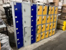 8no. Various 4-Bank Lockers, Note: Keys Not Present