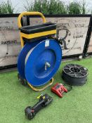 Mobile Banding Trolley Milwaukee Packaging System Model No. P318, Includes Battery Charger