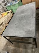 Metal Work Bench, 2000 x 1000 x 750mm