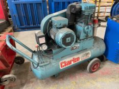 Clarke PE15C50 Mobile Air Compressor, Maximum Working Pressure10.2 Bar, 1100 x 400 x 900mm