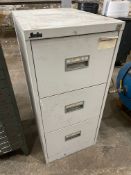 Silverline 3 Draw Filling Cabinet, 460 x 630 x 1100mm