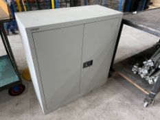Bisley Metal Cupboard, 920 x 400 x 1100mm Please Note Clip Is Missing