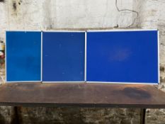 3no. Wall Mounted Notice Boards, 1200 Wide x 900mm High