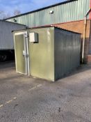 Colsec Walk In Freezer Unit Approx 3600 x 2700 x 2360mm. The Unit will be Disconnected from the
