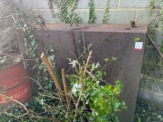 Metal Oil Tank 1830 x 1225 x 610mm as Lotted