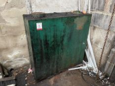Metal Oil Tank 920 x 950 x 310mm as Lotted