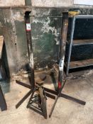 Quantity of Various Metal Stands as Lotted