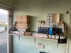 Contents of Shelve, Comprising Various Vehicle Bulbs & Fuses