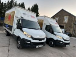 Unreserved Online Auction - 2no. 2017 Iveco Daily 35C15 Box Vans