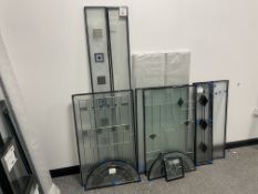 Quantity of Various Decretive Double Glazed Glass Units as Lotted