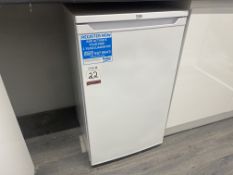 White Becko UL483APW Undercounter Fridge