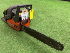 Husqvarna 40 Petrol Chain Saw Please Note: There is NO VAT on the HAMMER PRICE of this Lot