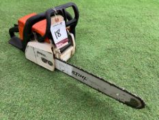 Stihl MS 170 Petrol Chain Saw, Please Note: There is NO VAT on the HAMMER PRICE of this Lot