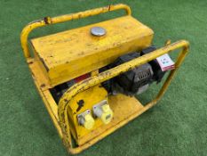 Petrol Generator Complete With Honda Engine, 2no. 110V Outlets, Please Note: There is NO VAT on