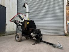 2021 Lumag Rambo-HC15H 120mm Towable Wood Chipper with Hydraulic Feed, 12 Volt Electric Key Start,