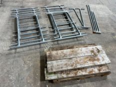 Steel Tower Scaffolding Comprising; 5no. Timber Boards, 10no. SteelSide Panels & 6no. Cross Beams,