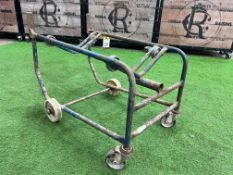 Steel Frame Barrel Trolley as Lotted, Please Note: There is NO VAT on the HAMMER PRICE of this Lot
