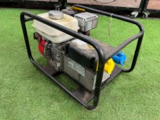 Leroy Somer LSA 32 L9 Generator, 1no. 110v Outlet & 1no. 220-240v Outlet, Complete With Honda