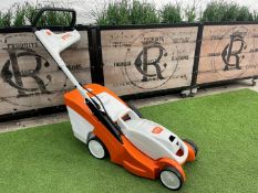 Unused Ex Display Stihl RMA 339, Push Lawnmower, Battery Powered, Battery & Charger Not Included