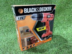 Black & Decker EPC12CAB, 12V Cordless Drill Kit