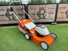 Unused Ex Display Stihl RM 248, Push Lawnmower, Battery Powered, Please Note Battery & charger Not