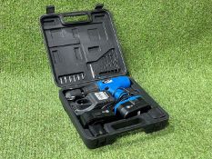 Silverline C 264571 18V Combi Hammer Drill, Complete with 2no Batterys & Charger