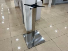 Chrome Poser Table Base, Lot Location: Ground Floor, Please Note: It is the responsibility of the