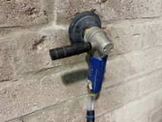 Hand-held Pneumatic Wet Grinder/Polisher as Lotted, Location: Upper Building Please Note: It is