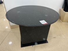 Bespoke Glittered Granite Coffee Table, 790mm Dia & 520mm High, Lot Location: Ground Floor, Please