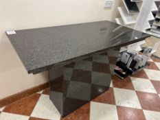 Bespoke Granite Side Table, 1220 x 610 x 820mm, Table Base & Table Top are Not Fixed, , Lot