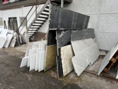Quantity of Marble Offcuts as Lotted, Lot Location: Outdoor - Shed 1, Please Note: It is the