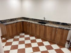 Entire Kitchen Display Section Comprising; Consentino Sensa Worktop, Villeroy & Boch by Franke