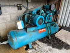 2003 Reednal Pneumatics Receiver Mounted Air Compressor, 3 Phase, Lot Location: Upper Building.
