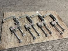 4no. Mitre Forma Stone/Granite/Marble Clamps, Lot Location: Upper Building