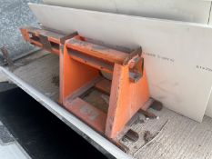 Fork Lift Mounted Lifting Jib as Lotted, Lot Location: Upper Building Please Note: It is the