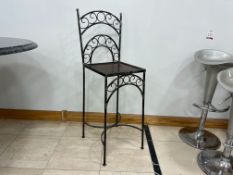 Steel Framed Rustic Effect High Chair, Lot Location: Ground Floor