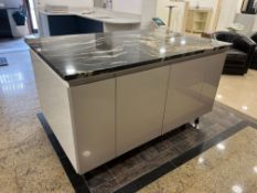 Levantina Naturamia Marble Work Top Kitchen Island 1675 x 1090 x 940mm, Lot Location: Ground