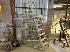 Aluminium 8-Tread Step Ladder, Working Height: 2000mm Lot Location: Upper Building. Please Note: