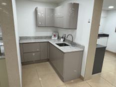 Entire Kitchen Display Comprising; Franke AA175185 Stainless Steel Undermounted Sink 440 x 380mm,
