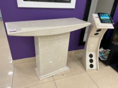 Bespoke Granite Side Table, 1220 x 610 x 820mm, Table Base & Table Top are Not Fixed & Matching