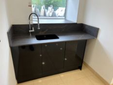 Entire Kitchen Display Comprising; Consentino Dekton Worktop, Complete With; Franke VBK 110-50