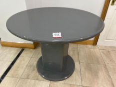 Ex Display Bespoke Granite Dining Table, 1000mm Dia & 760mm High, Lot Location: Ground Floor, Please